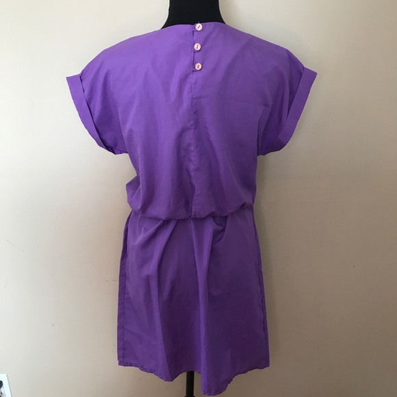 Vintage Avon Collection Purple Dress Size 9/10 - Picture 6 of 16